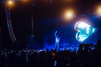 a crowd of people at a concert